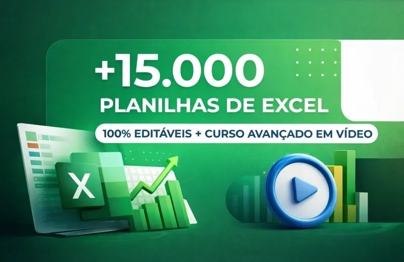 PACK +15.000 PLANILHAS EXCEL+CURSO FINANCEIRO