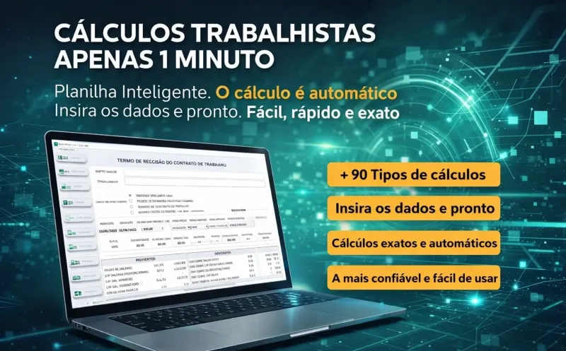 CÁLCULOS TRABALHISTAS e TRCT