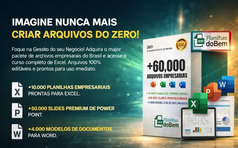 KIT PLANILHAS DO BEM